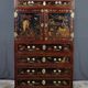 Cabinet chinois en bois laqué et bois peint – début XXème