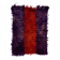 Vintage Hand-Knotted Shag Pile Tulu Rug in Red and Purple, 100% Mohair Wool