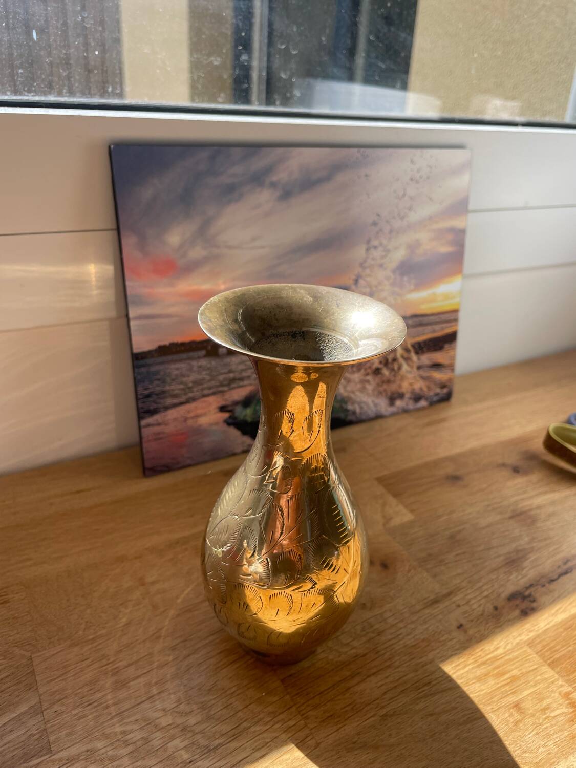 Brass vase