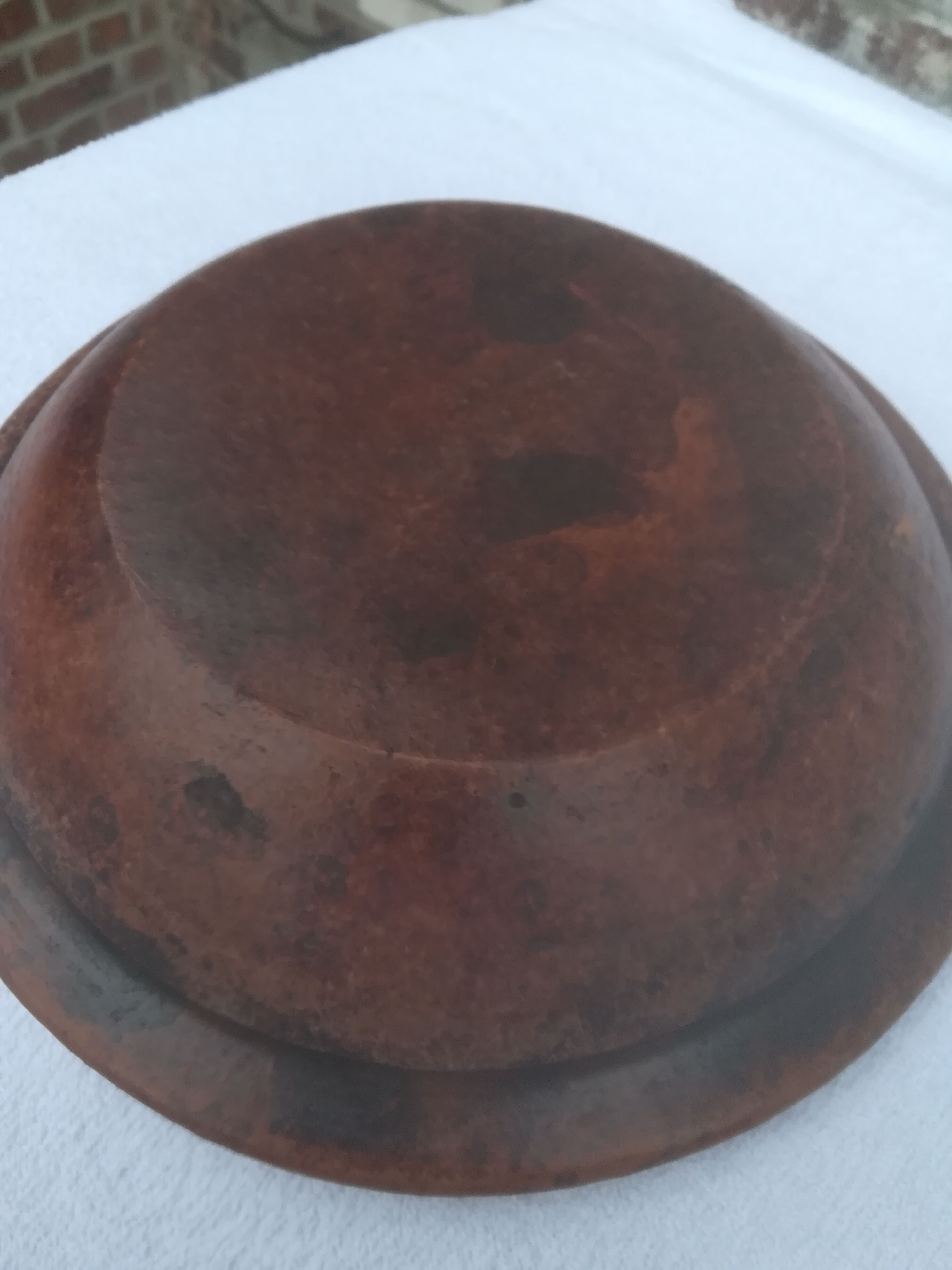 Ethnic terracotta dish