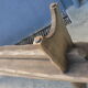 Pair of rustic farm table bench