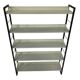 Etagère autoportante Tomado en métal et gris - Dutch Design 1960