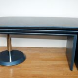 Table basse années 80 3 plateaux pivotants