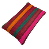 Vintage turkish kilim cushion cover, 30 x 50 cm