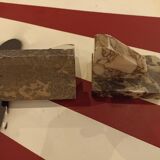 Pair of marble book clamts