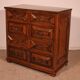 Commode Jacobean en chêne et noyer, XVIIème siècle