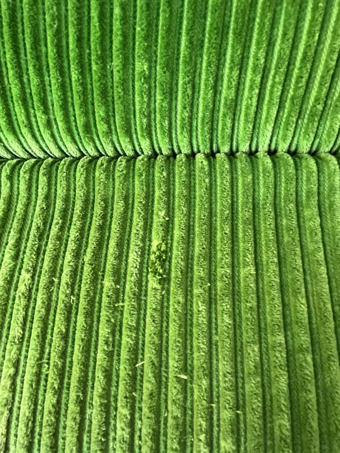 Modular green velvet corner sofa, 1970s