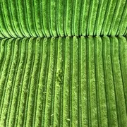 Modular green velvet corner sofa, 1970s