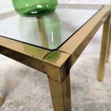 Duo de tables d'appoint dorées