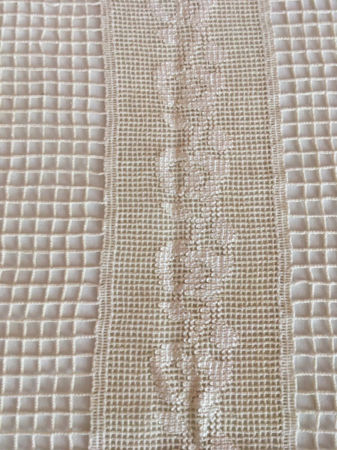 Vintage bedspread.