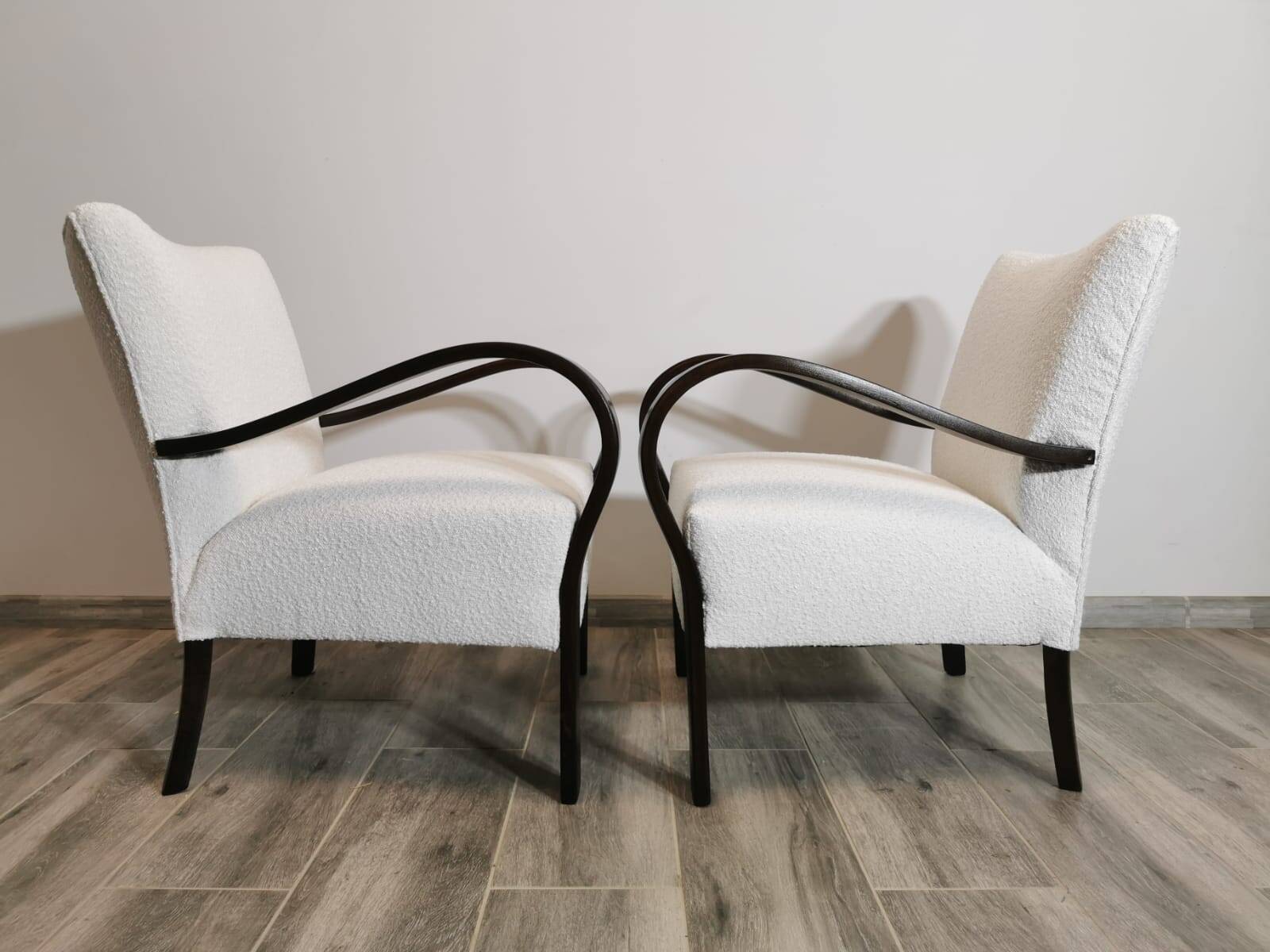 Art Deco Lounge Chairs, Set of 2