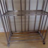 Stainless steel shelf on wheels