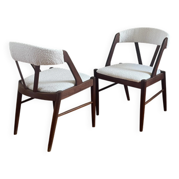 Vintage Scandinavian chair pair "Kirsa"