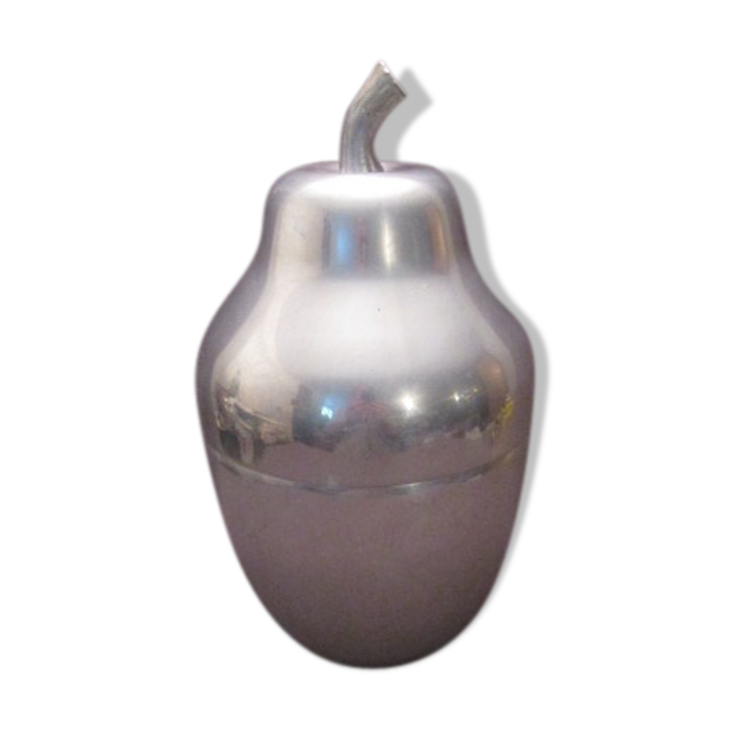 Vintage ice bucket pear aluminium 70