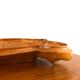 Vide poche, en bois massif et dense, artisanat suédois, années 30-50.
