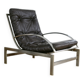 Fauteuil réglable de Guy Lefevre, France, années 70