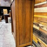 Vintage oak wardrobe - Sliding doors - 1950s