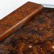 Art Deco Whiskey Tray in Metal and Wood, Belgium 1920s