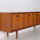 Scandinavian sideboard with solid rosewood handles