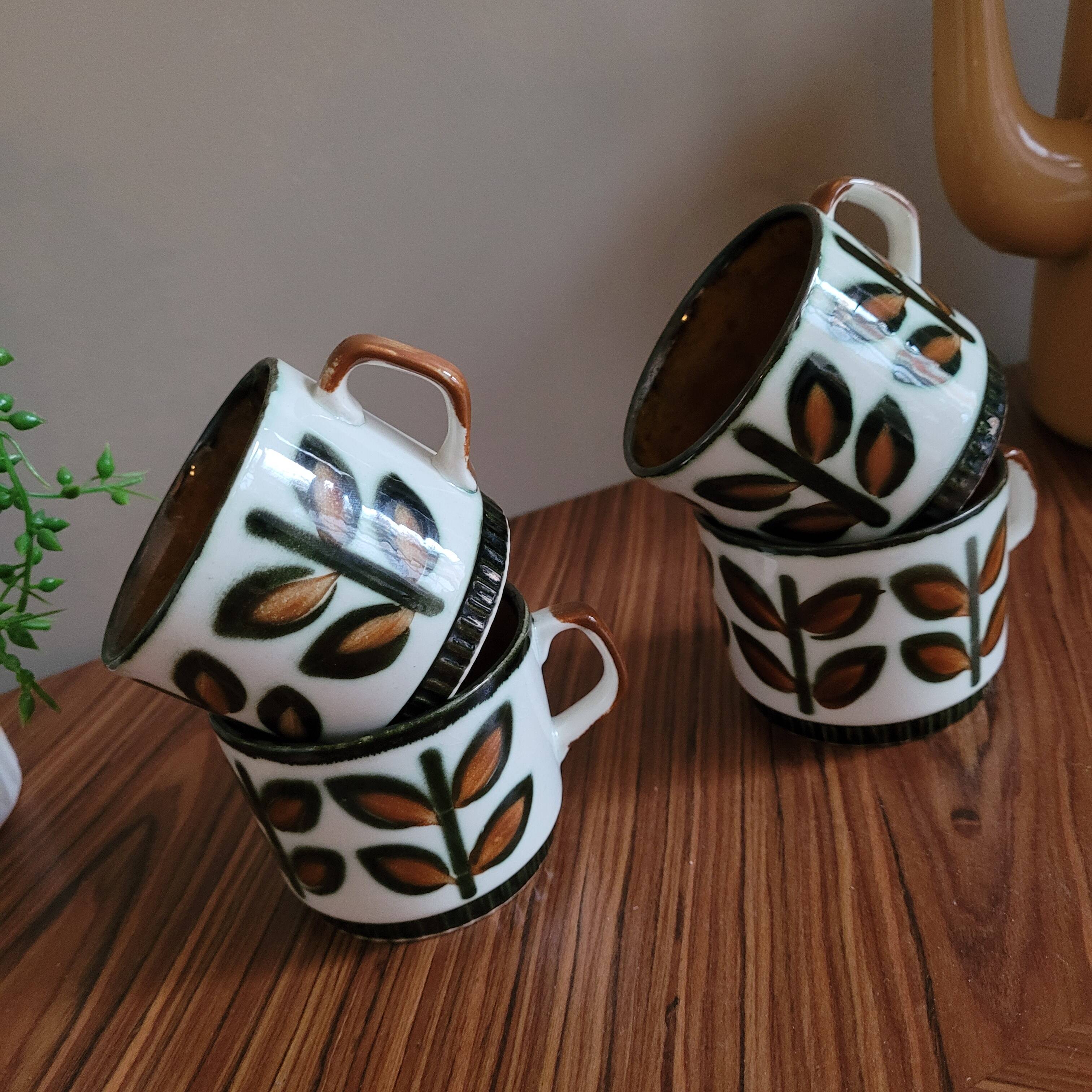 La Redoute x Selency set of 4 Rambouillet Boch cups