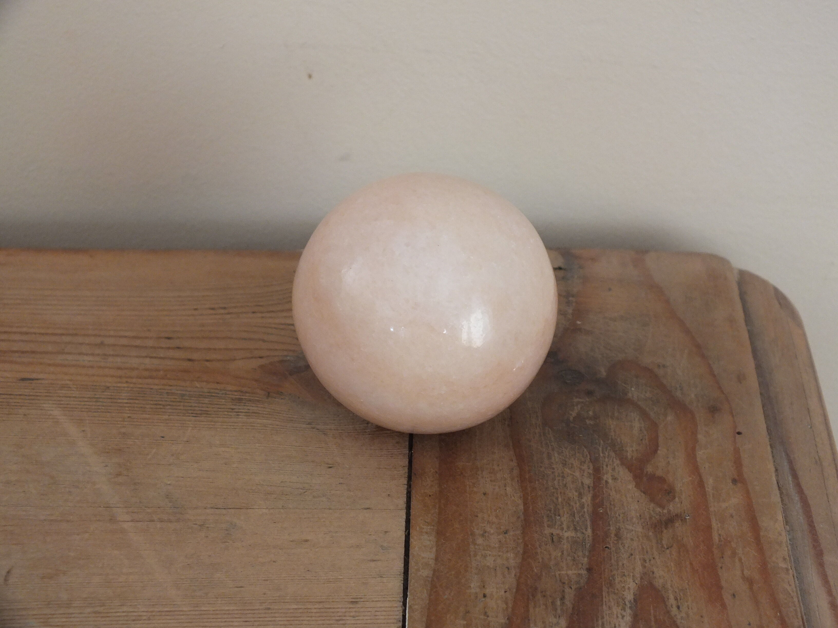 Decorative mineral ball or sphere of marble or other No. 11