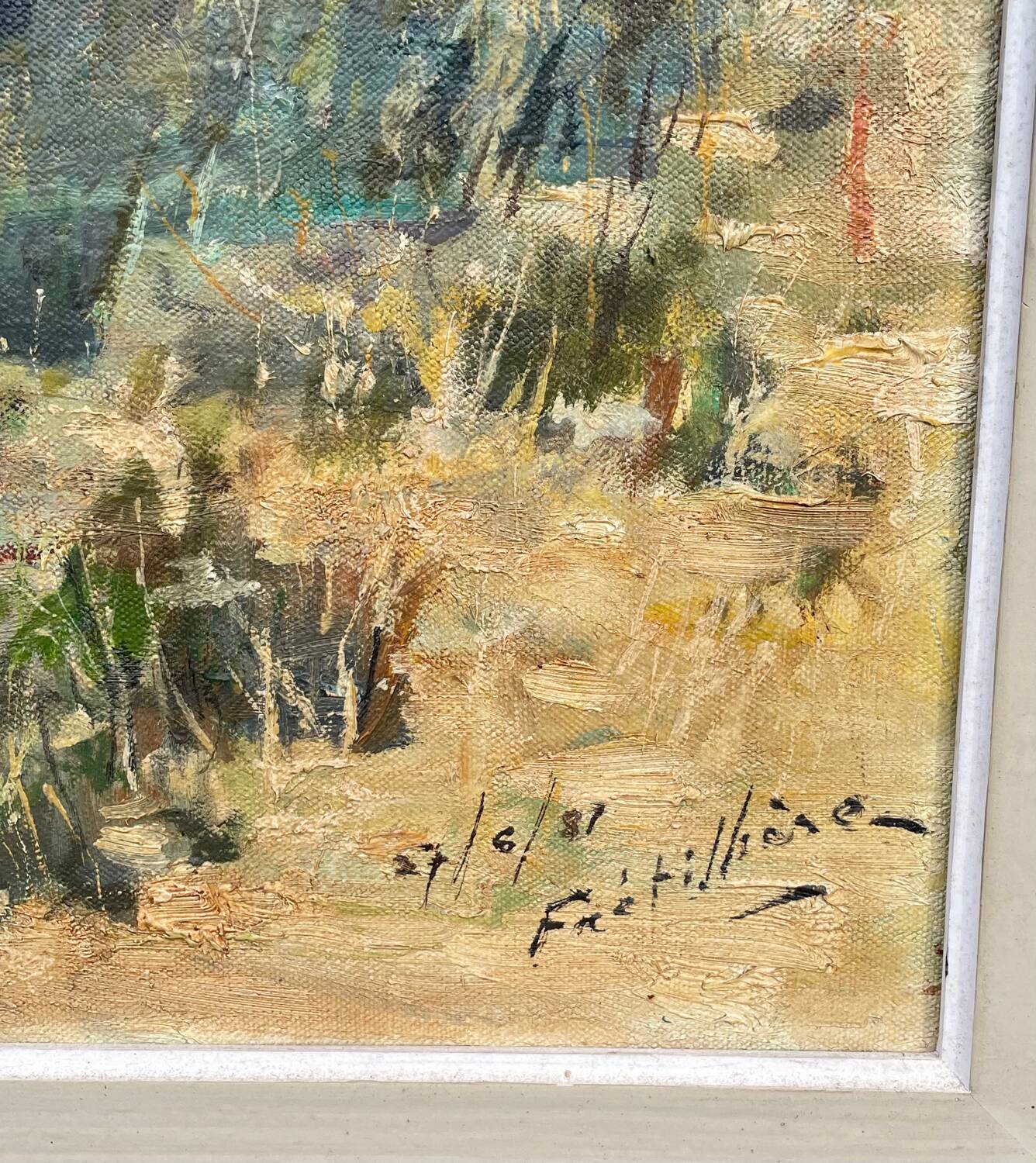 Painting of a German Shepherd