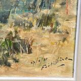 Painting of a German Shepherd