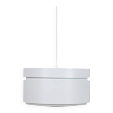 Grand lampadaire danois de l'ère spatiale / années 1970 / design moderne du milieu du siècle / blanc