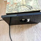 Luxurious Desk Lamp with ASIAN DECOR in lacquered wood