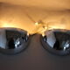 1930s pair of bauhaus chrome plated wall lamps/scones, czechoslovakia
