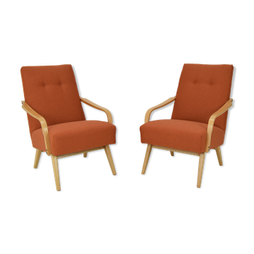 Pair of Design Armchairs,1970‘s.