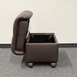 Magic-Ekornes Stressless Chair with Ottoman -Brown Leather