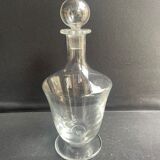 Saint Louis service Azur plain stamped decanter