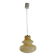 Vintage opaline glass pendant light from the space age 1960s