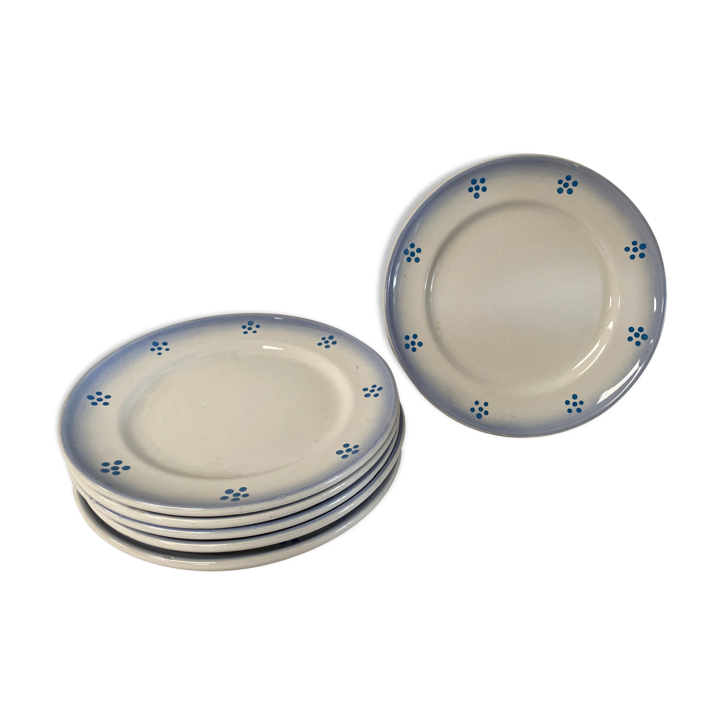 Set de 6 assiettes les Salins modèle Emilie