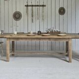 Farmhouse table with extensions