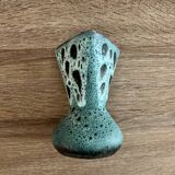 Vase Vallauris fat lava bleu