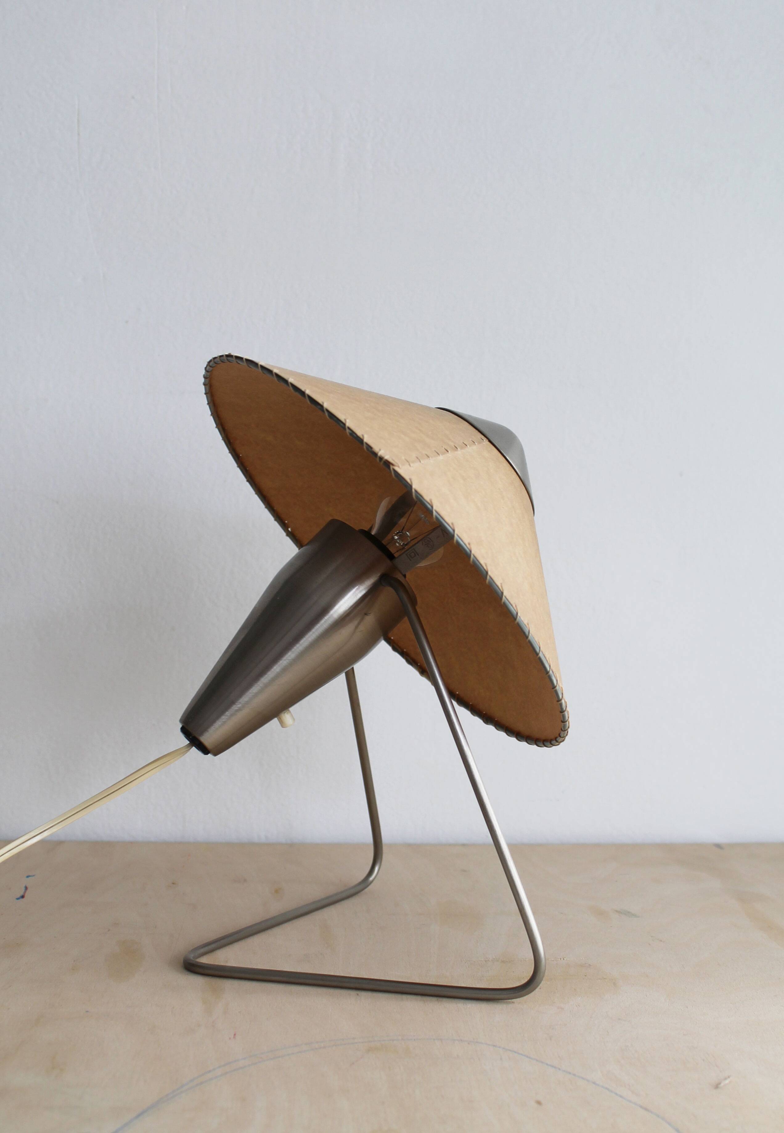 1950s Czech Modernist Table Lamp by Helena Frantová