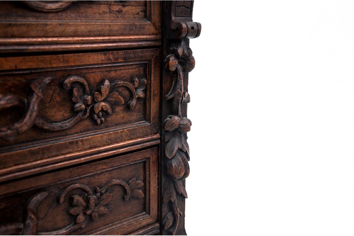 Antique chest of drawers, France, mid 19th century.