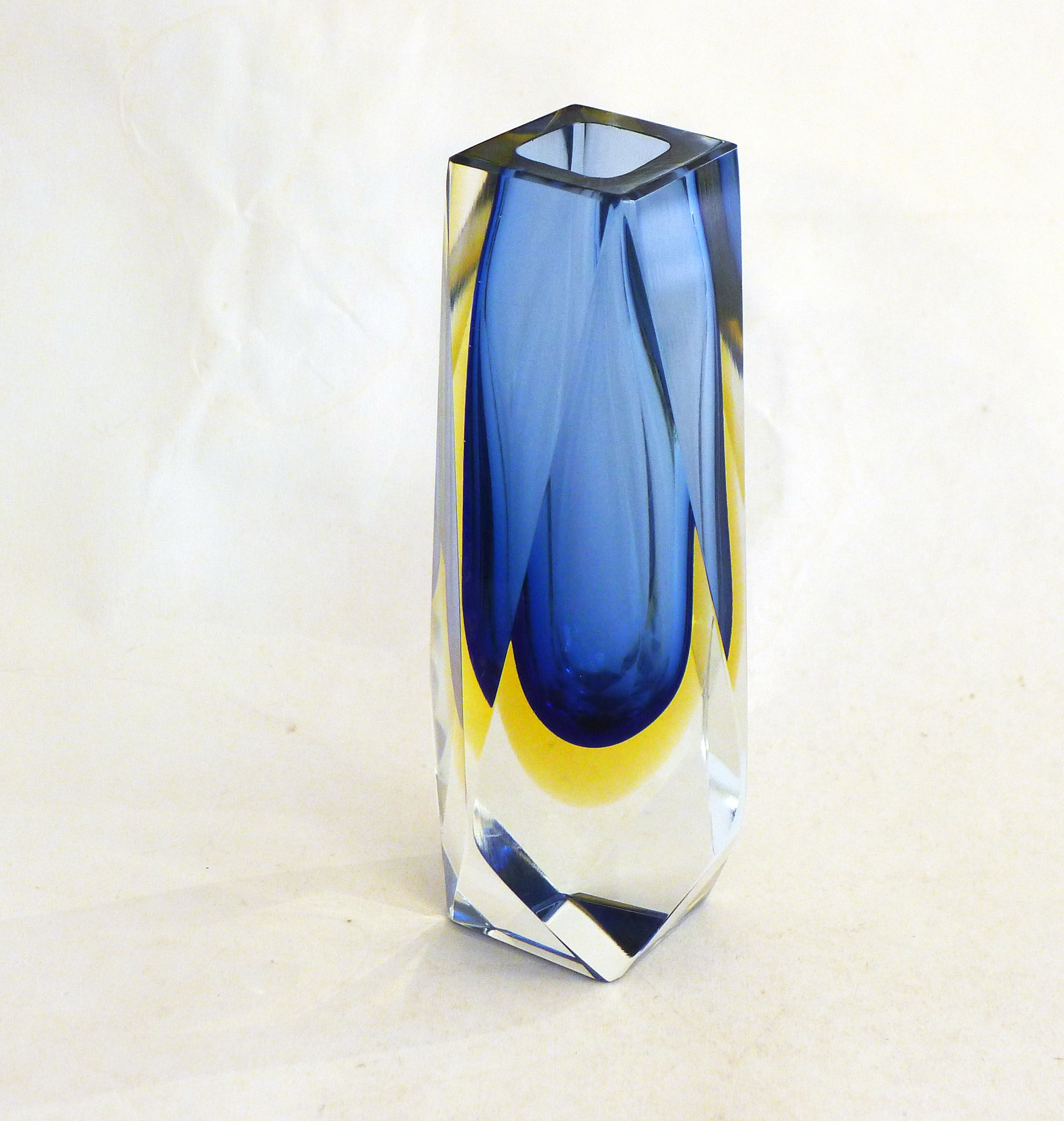 Murano Sommerso Vase F. Poli