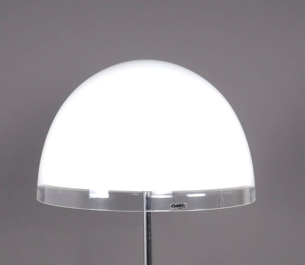 Lampe sur pied IGuzzini Baobab blanche, Italie années 1970