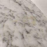 Marble design table 6 chairs 1970