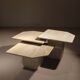 Nesting Table Set in Travertine | Italy 1970s