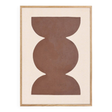 Abstract painting 50x70cm "Romy" signed Eawy