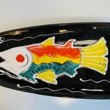 Grand plat à poisson faïencerie de Niderviller