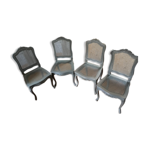 4 chaises style Louis XV de salle