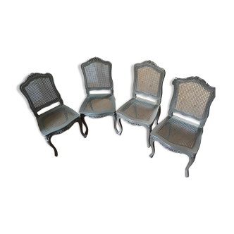 4 chaises style Louis XV de salle à manger