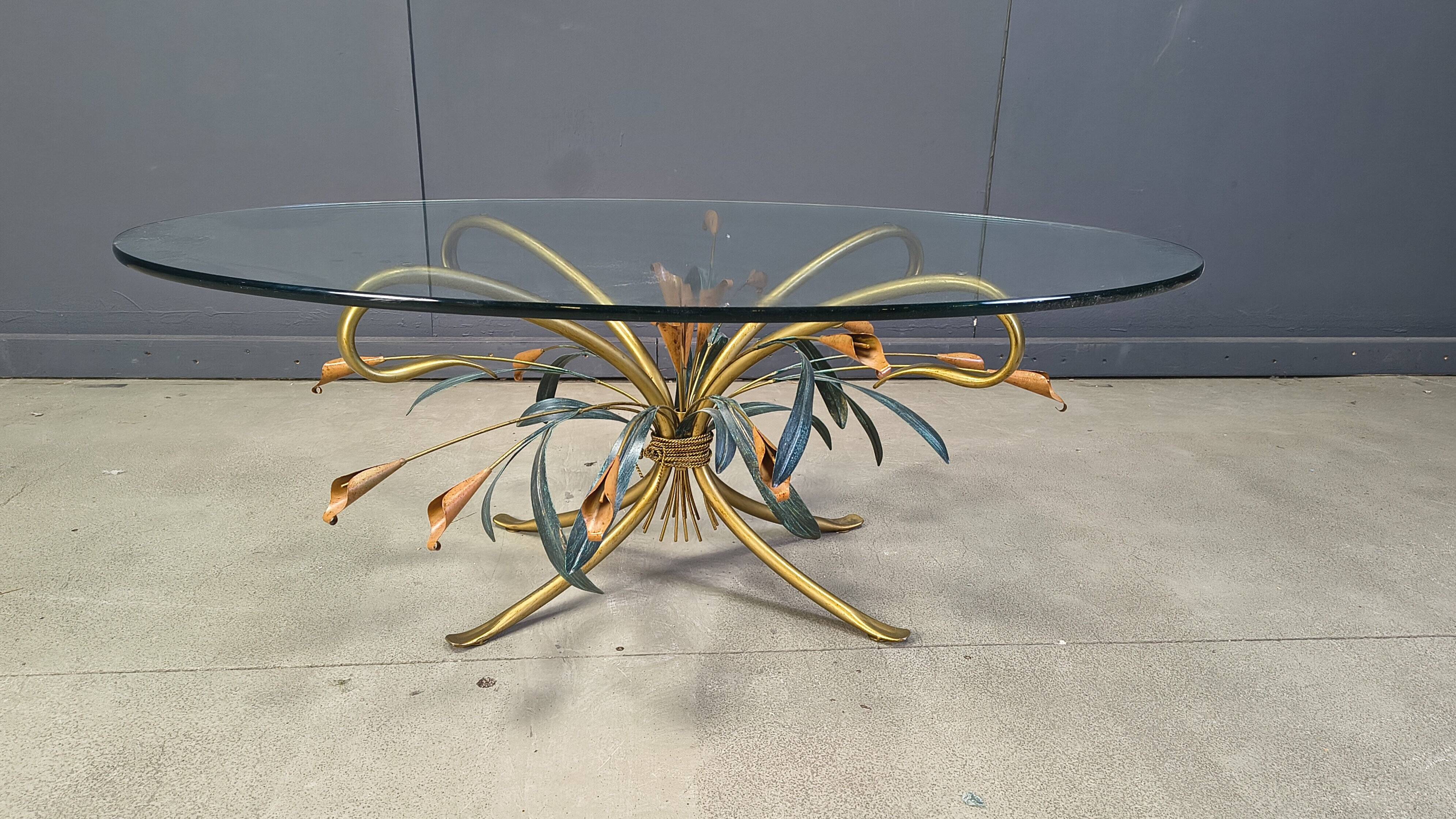 Table basse florentine dans le style de Hans Kögl, années 1970