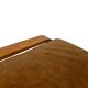 Vintage ikea poang tan cuir cantilever repose-pieds ottoman design