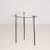 TABLE D'APPOINT EN FORME DE PALLETE D'ARTISTE EN VERRE, ENVIRON ANNÉES 1960